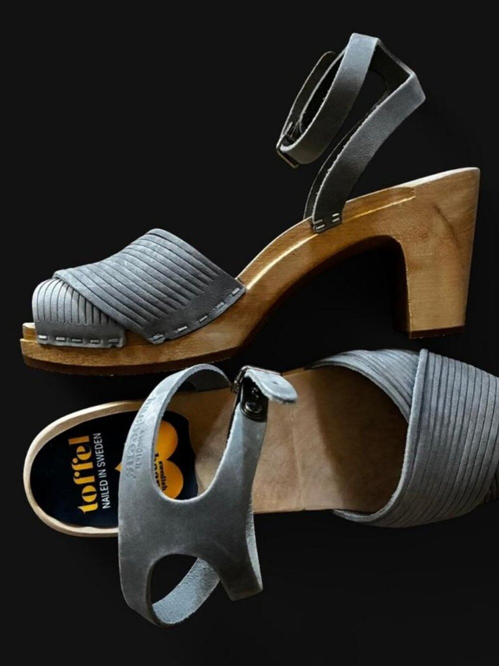 Swedish Hasbeens Gray Size 8